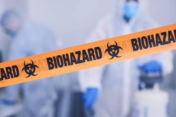 Professional Biohazard Cleanup technician working in Bellevue, IA